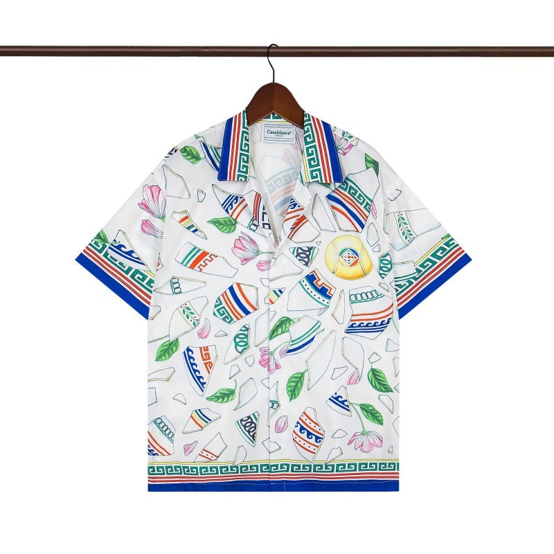 Casablanca Beach Shirt & Shorts Set Casual Summer Vacation/Travel Wear (Sold Separately)
