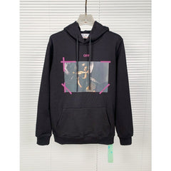 Off White hoodie Arrow Pattern Hood