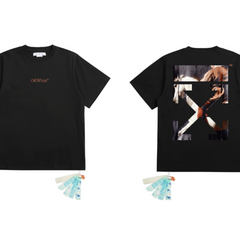 OFF WHITE T SHITRS High-quality 100% pure cotton streetwear