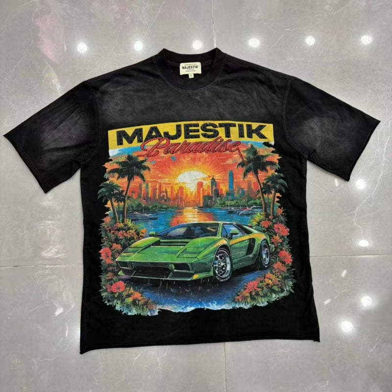 MAJESTIK T Shirts Loose fit 100% cotton