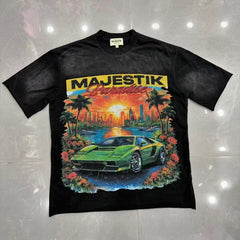 MAJESTIK T Shirts Loose fit 100% cotton