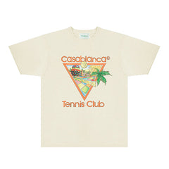 Casablanca T Shirts Street High-quality pure cotton