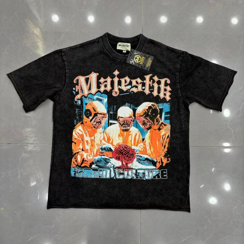 MAJESTIK T Shirts Loose fit 100% cotton