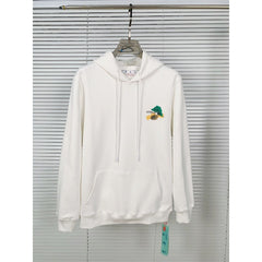 Off White hoodie painted arrow pattern hooded