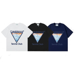 Casablanca T SHIRTS High-quality pure cotton streetwear