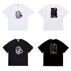 Bathing ape Bape T Shirts High-quality 100% cotton streetwear