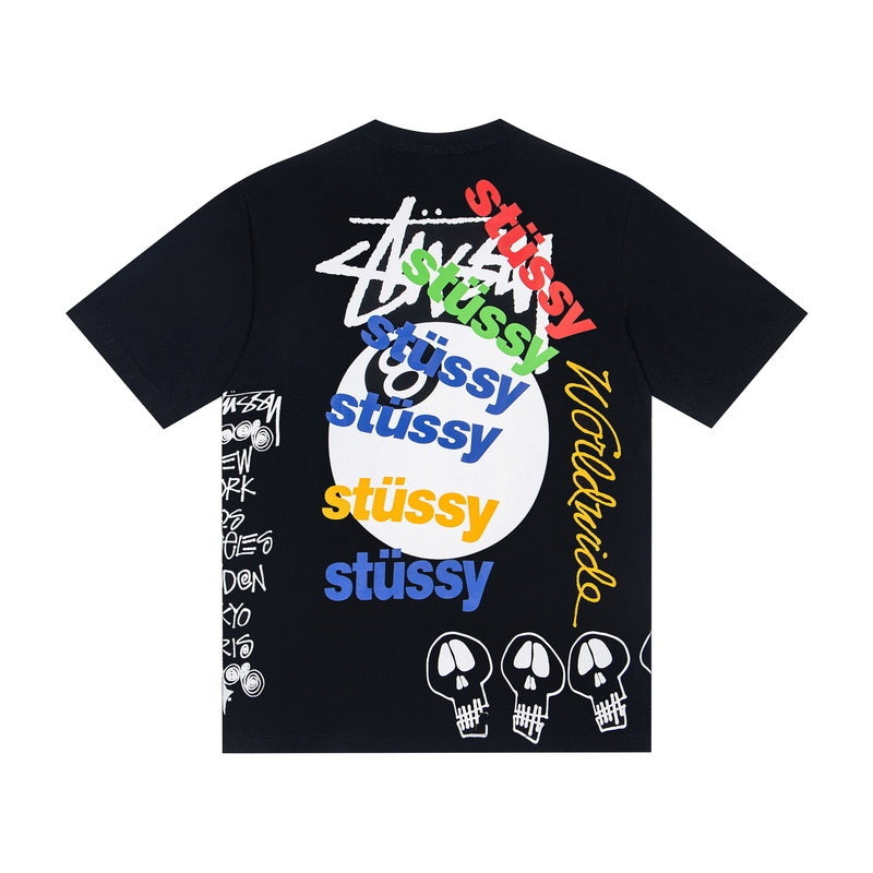 Stussy T shirts High-quality 260g pure cotton double yarn fabric