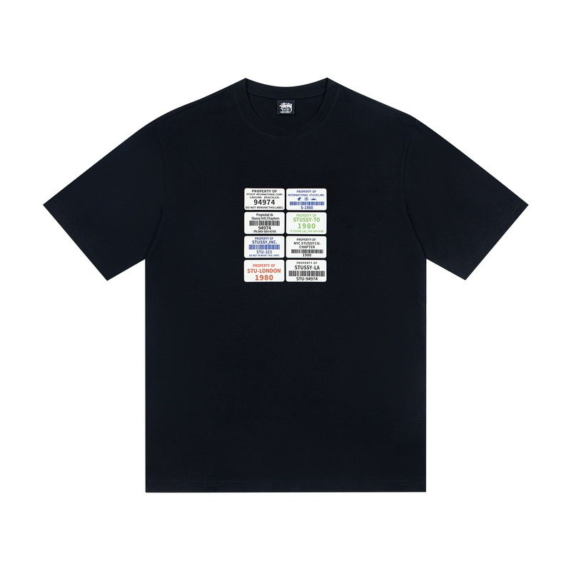 Stussy T shirts High-quality 260g pure cotton double yarn fabric