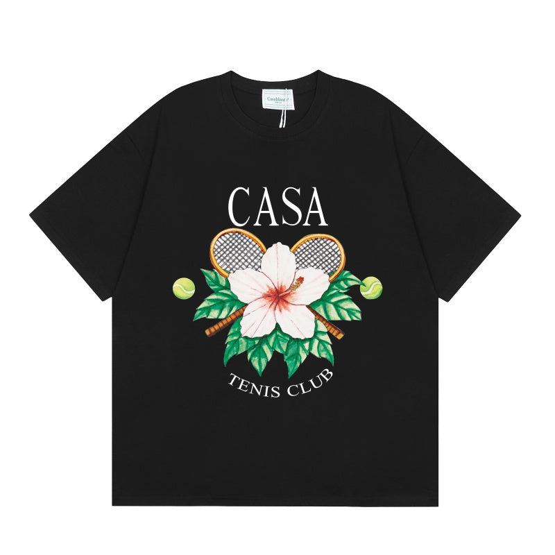 Casablanca T SHIRTS High-quality pure cotton streetwear