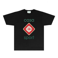 Casablanca T Shirts Street High-quality pure cotton