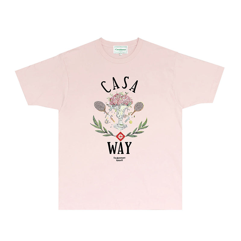Casablanca T Shirts Street High-quality pure cotton