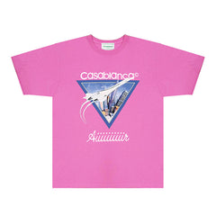 Casablanca T Shirts Street High-quality pure cotton