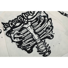 HS Long Sleeve Shirts Hip-hop loose oversize