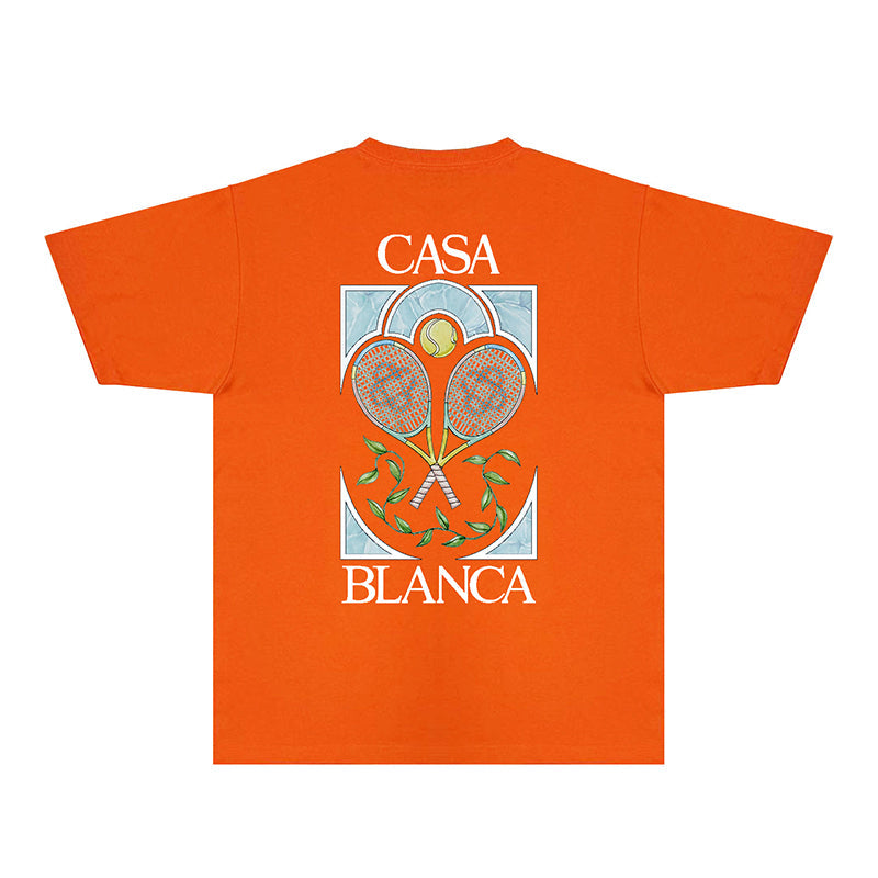 Casablanca T Shirts Street High-quality pure cotton