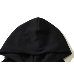 OW Snowflake Letter Arrow Pullover Hooded Sweater