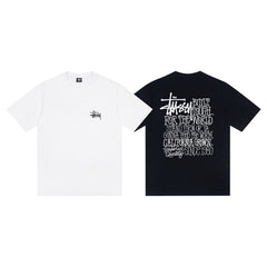 Stussy T shirts High-quality 260g pure cotton double yarn fabric
