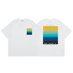 Casablanca T SHIRTS High-quality pure cotton streetwear