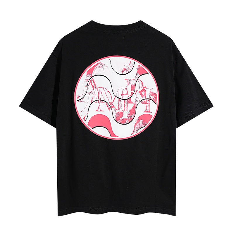 Amiri T Shirts Washed Series Spherical pattern