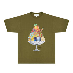 Casablanca T Shirts Street High-quality pure cotton