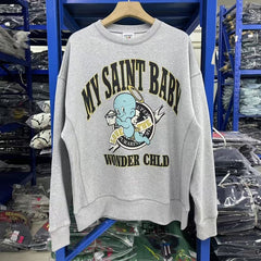 Saint Michael Printed Cotton Sweatshirt