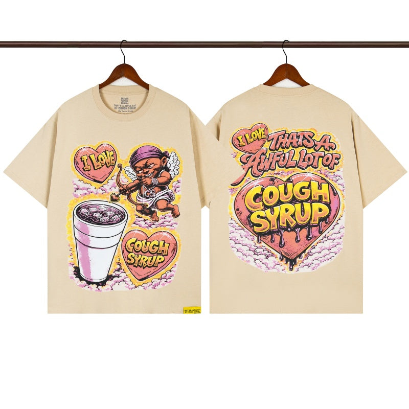 COUGH SYRUP T shirts High-quality pure cotton streetwear