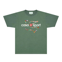 Casablanca T Shirts Street High-quality pure cotton