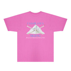 Casablanca T Shirts Street High-quality pure cotton