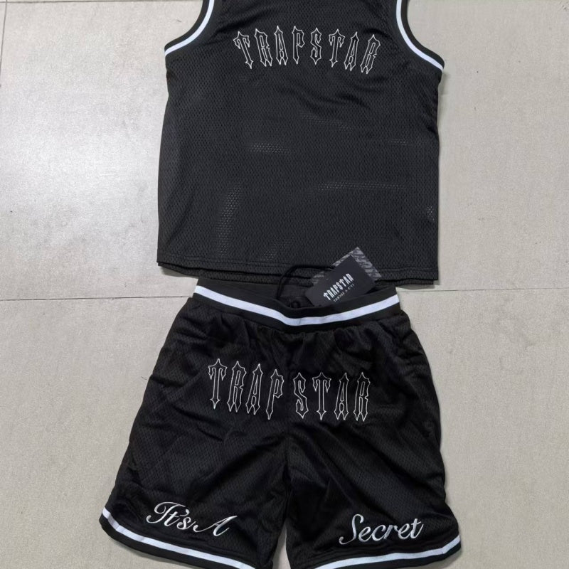 Trapstar T shirts & shorts Set Casual tank top jersey Mesh