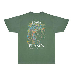 Casablanca T Shirts Street High-quality pure cotton