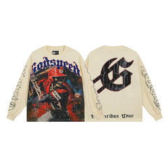 Godspeed Long Sleeved Shirt 260g pure cotton fabric