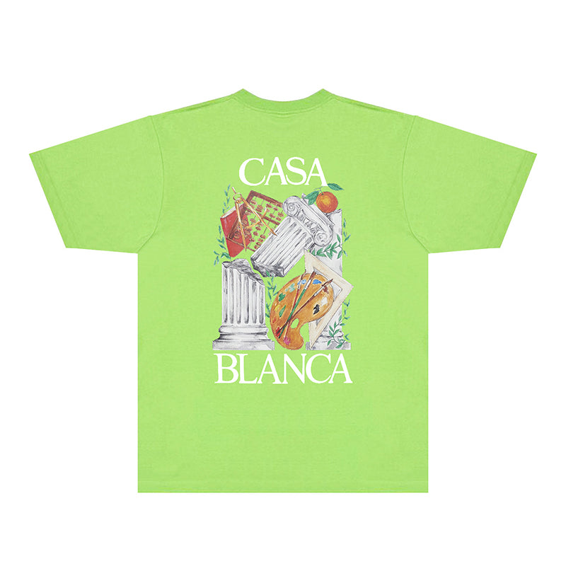 Casablanca T Shirts Street High-quality pure cotton