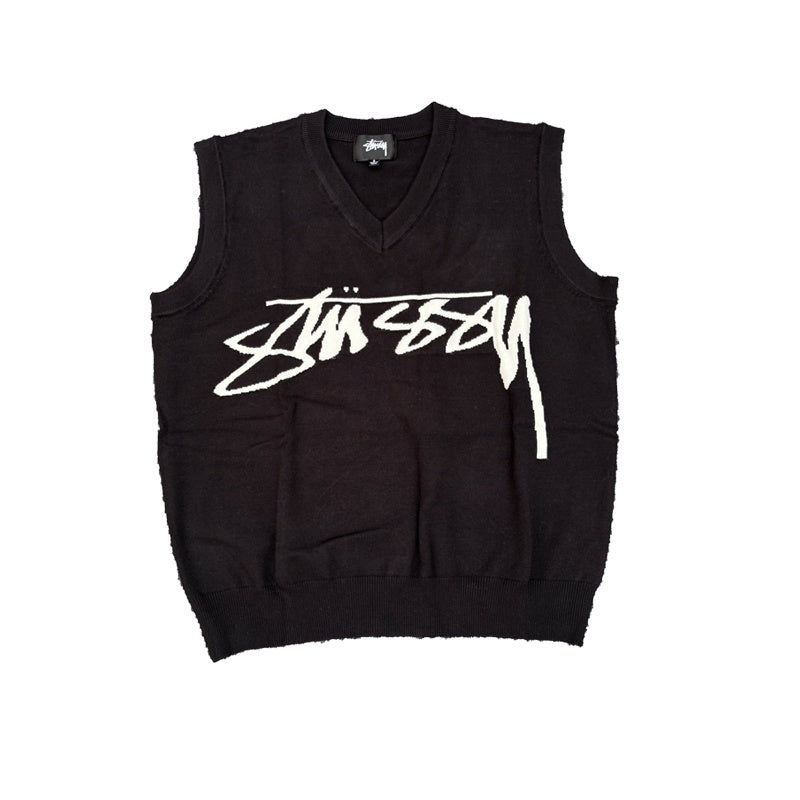 Stussy Sweater High-quality knitwear for autumn winter stripe