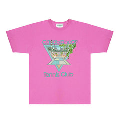 Casablanca T Shirts Street High-quality pure cotton
