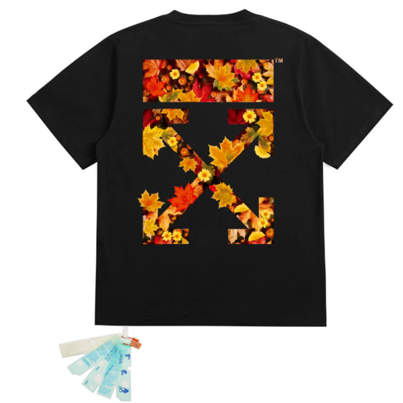 OFF WHITE T SHITRS High-quality 100% pure cotton streetwear