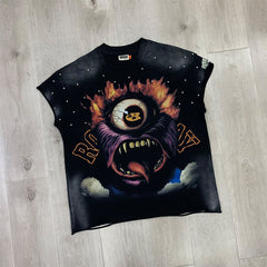 Rough Play T Shirts RoughPlay Monster CutOff Sleeves