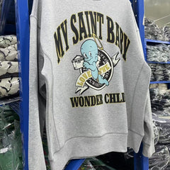 Saint Michael Printed Cotton Sweatshirt
