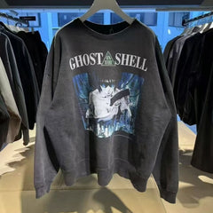 Saint Michael Printed Cotton Sweatshirt