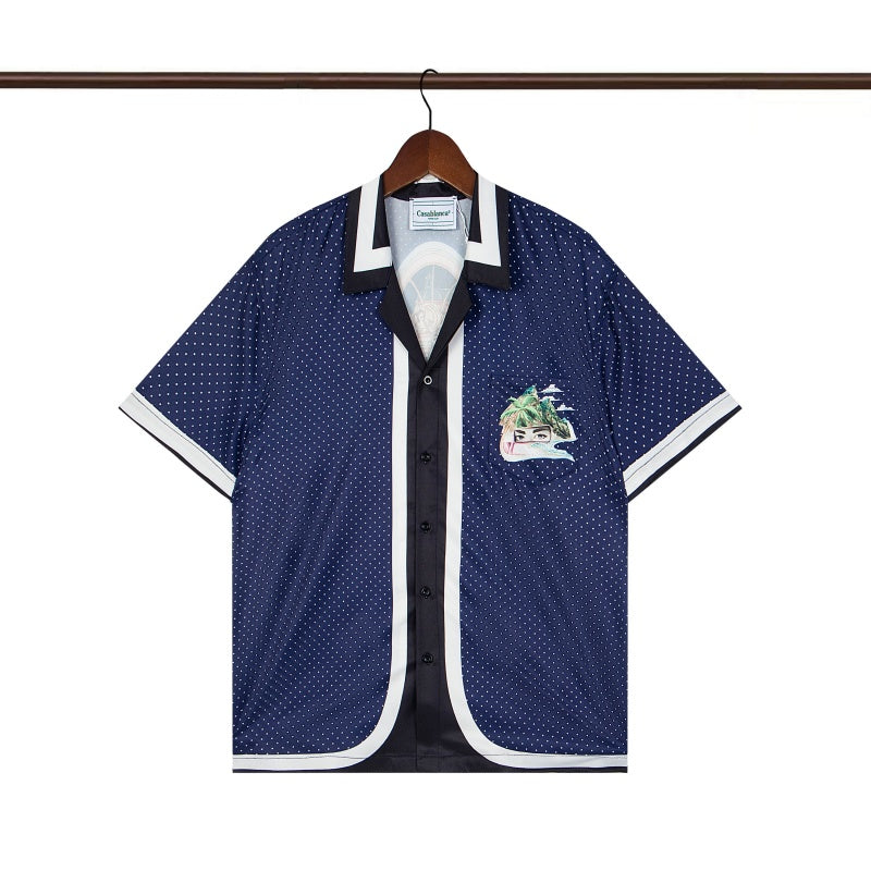 Casablanca Beach Shirt & Shorts Set Casual Summer Vacation/Travel Wear (Sold Separately)