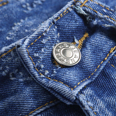 Mens Fashion Jeans Chain embroidery S8261#