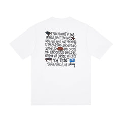 Stussy T shirts High-quality 260g pure cotton double yarn fabric