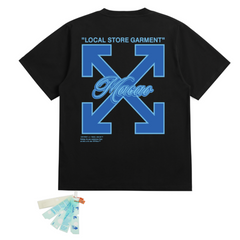 OFF WHITE T SHITRS High-quality 100% pure cotton streetwear