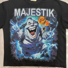 MAJESTIK T Shirts Loose fit 100% cotton