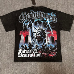 Godspeed T Shirts 100% pure cotton 260g fabric Streetwear fashion