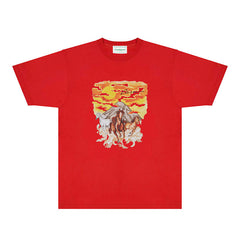 Casablanca T Shirts Street High-quality pure cotton