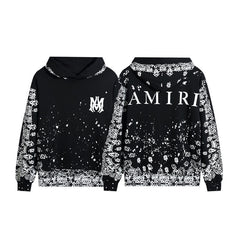 Amiri Hoodie All-over polka dot print