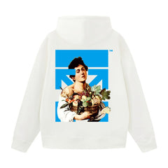 OW Bouquet Boy Arrow Pattern Pullover Hooded Sweatshirt