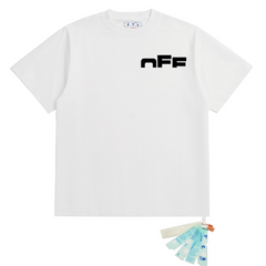 OFF WHITE T SHITRS High-quality 100% pure cotton streetwear
