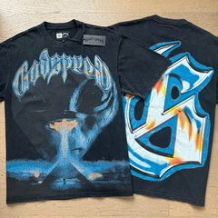 Godspeed T Shirts 100% pure cotton 260g fabric Streetwear fashion