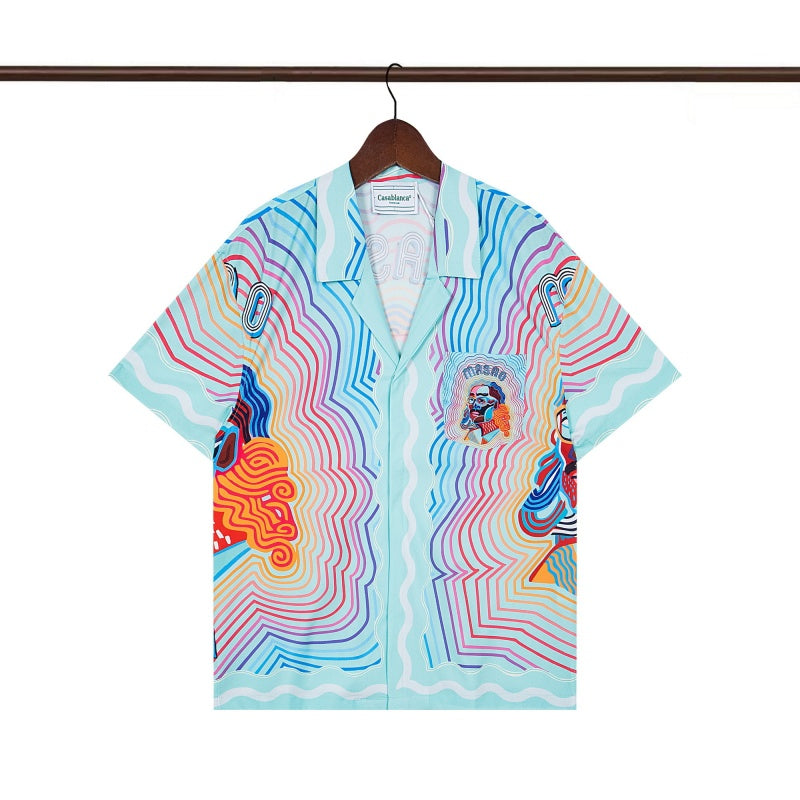 Casablanca Beach Shirt & Shorts Set Casual Summer Vacation/Travel Wear (Sold Separately)