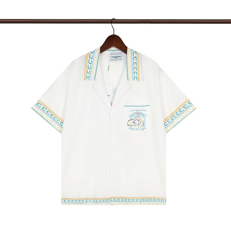Casablanca Beach Shirt & Shorts Set Casual Summer Vacation/Travel Wear (Sold Separately)